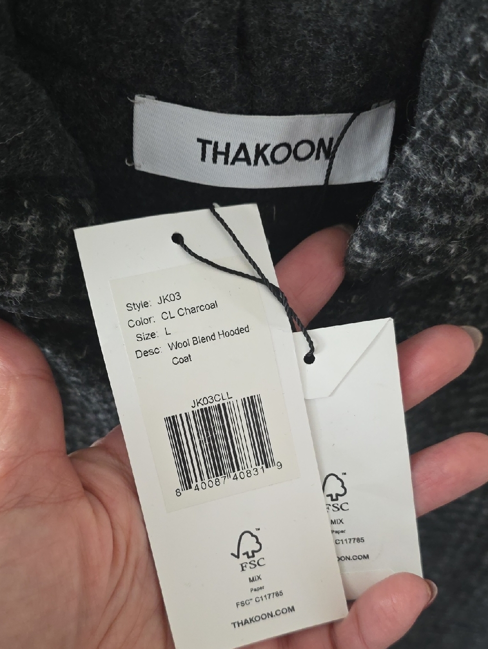 NWT THAKOON | $275 Plaid Hooded Jacket - Picture 6 of 9